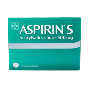 Aspirin S überzogene Tabletten 500 mg
