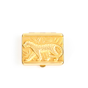 Metallic Compact Gold Leopard